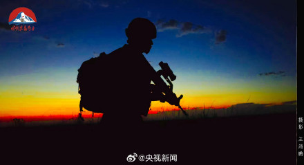 人民子弟兵连剪影都是大写的帅