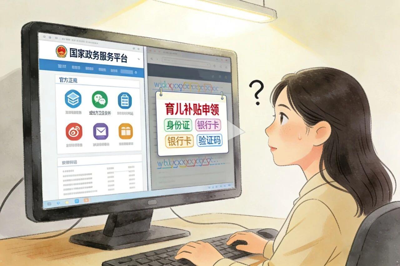 @宝妈宝爸 领取育儿补贴认准官方渠道 警惕高仿网站诈骗