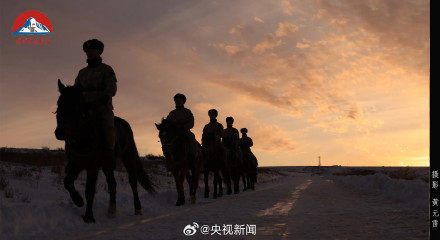 人民子弟兵连剪影都是大写的帅