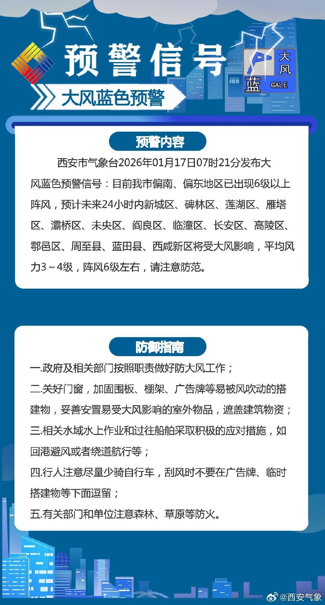 18日至21日寒潮来袭 陕西大部气温下降8℃至10℃