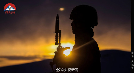 人民子弟兵连剪影都是大写的帅