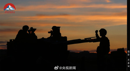 人民子弟兵连剪影都是大写的帅