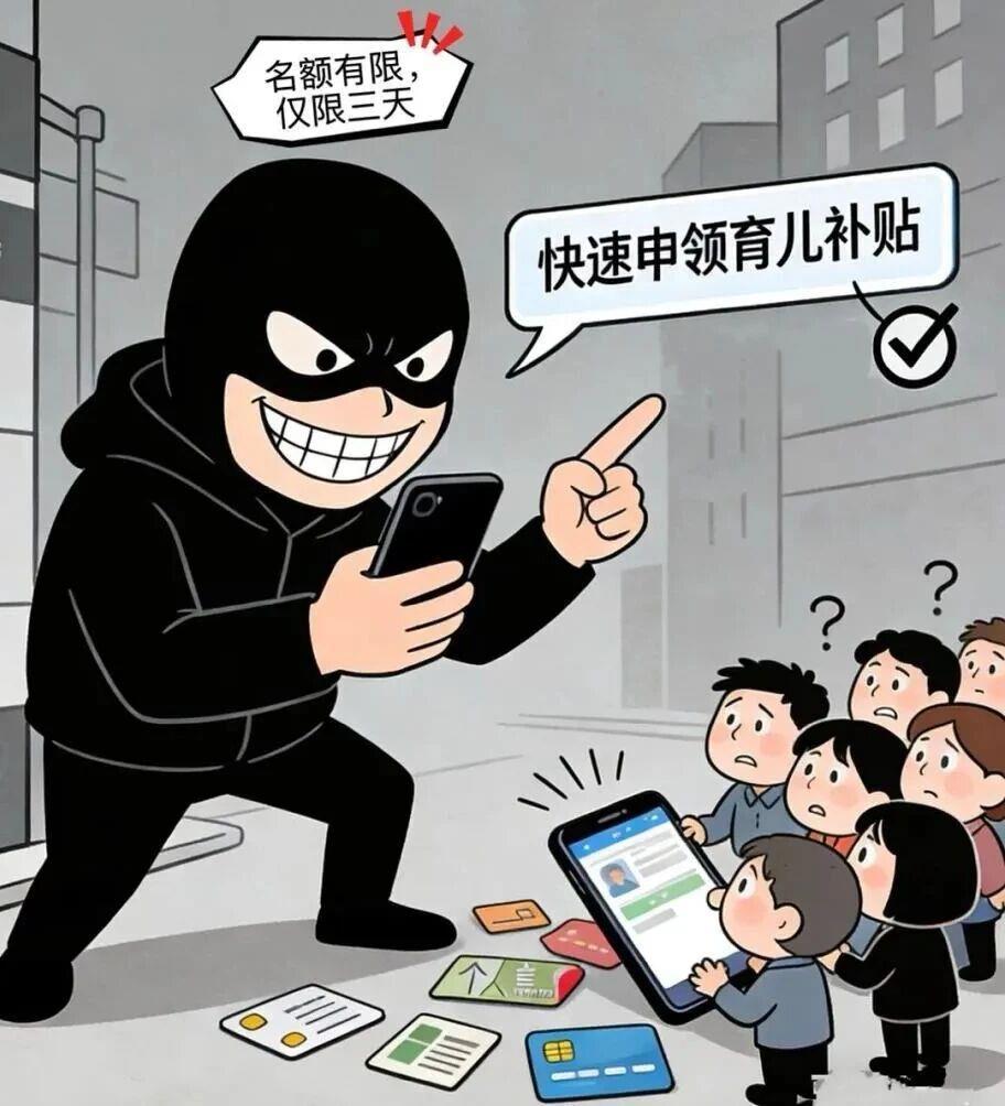 @宝妈宝爸 领取育儿补贴认准官方渠道 警惕高仿网站诈骗