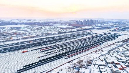 雪国列车航拍大片