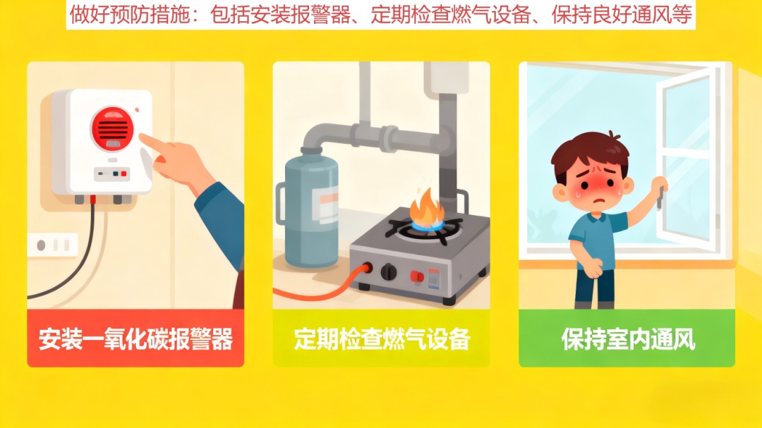 急救科普丨防范一氧化碳中毒