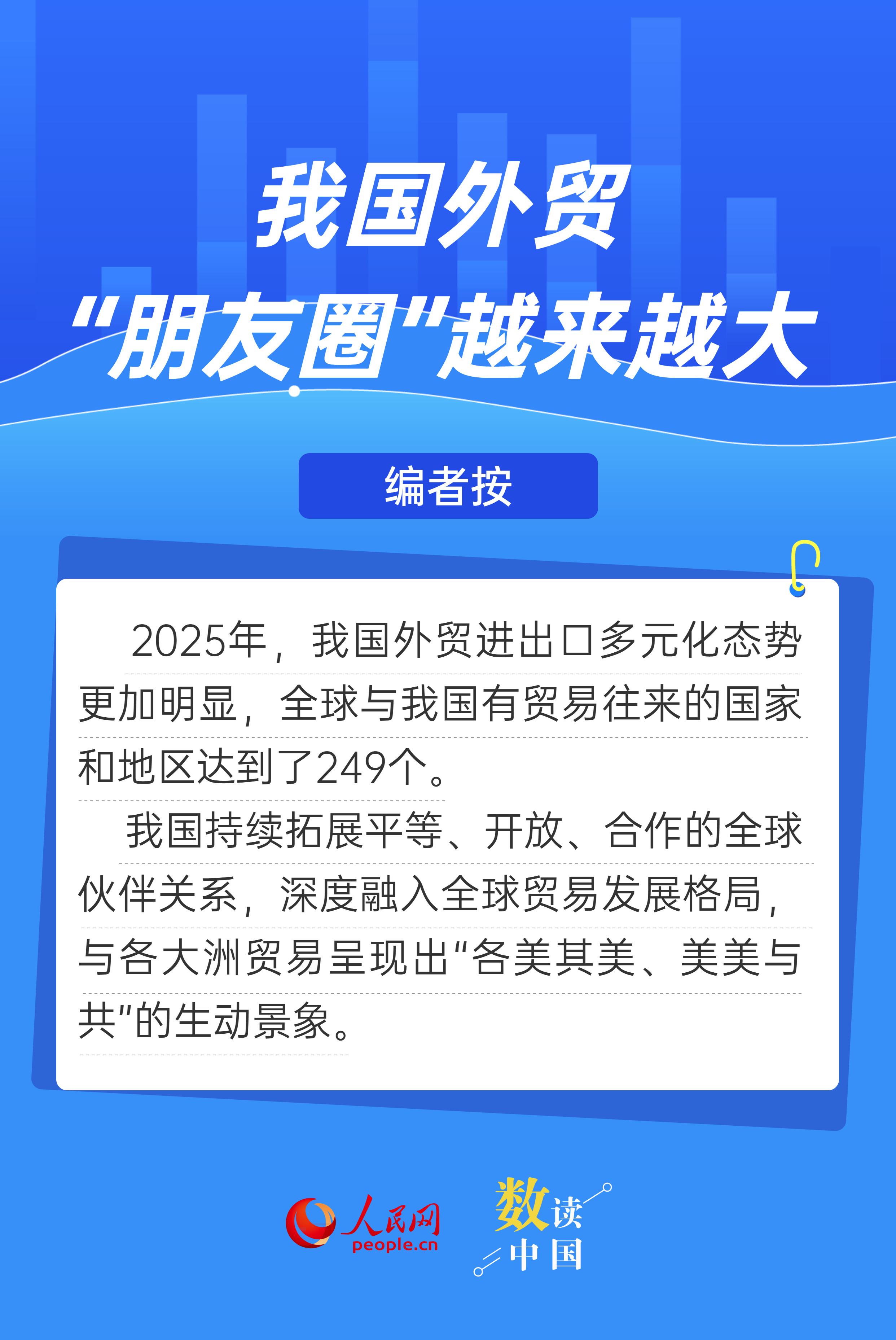 平等、开放、合作！我国外贸“朋友圈”越来越大