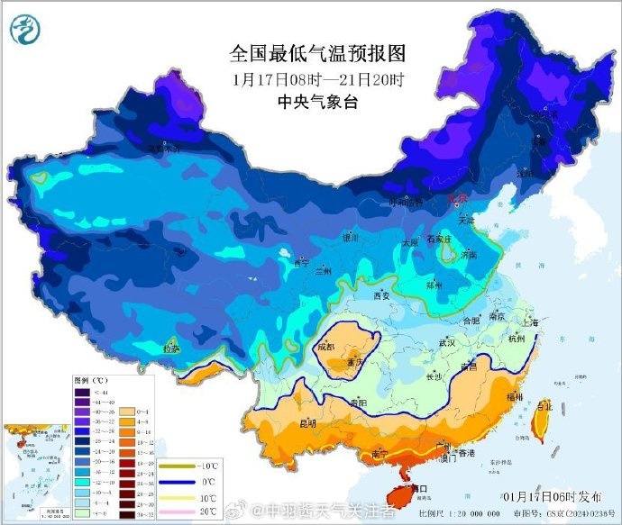 河南暴雪今晚抵达！近10省份有冻雨