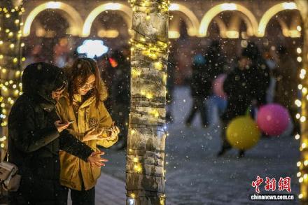 天津迎2026年首场降雪