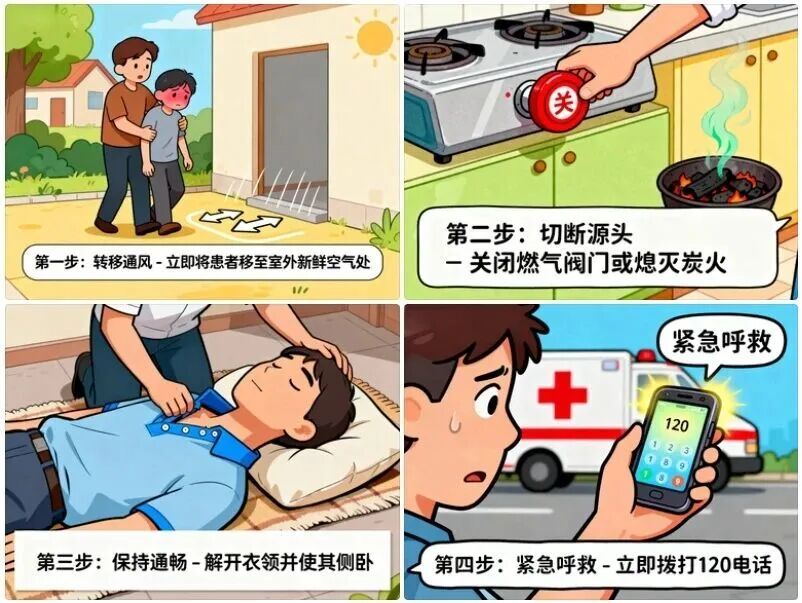 急救科普丨防范一氧化碳中毒