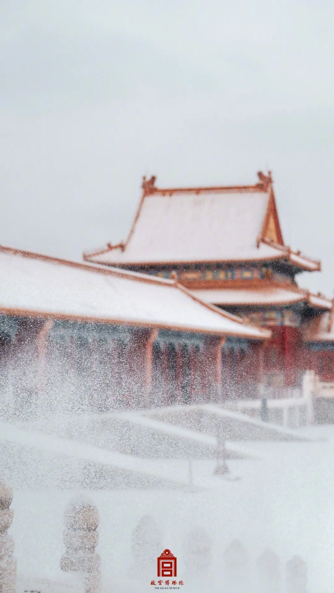 这是雪后的故宫——