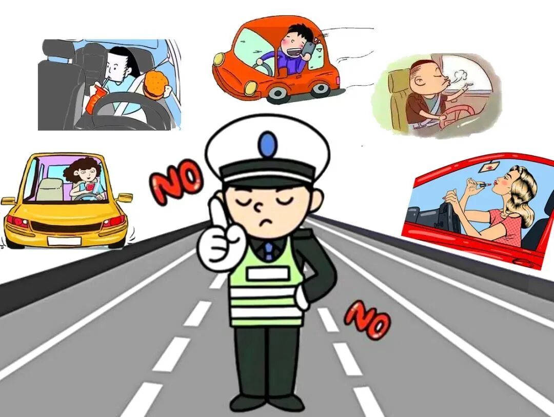 驾驶员分心驾驶 &nbsp;车辆拐弯扎进绿化带！