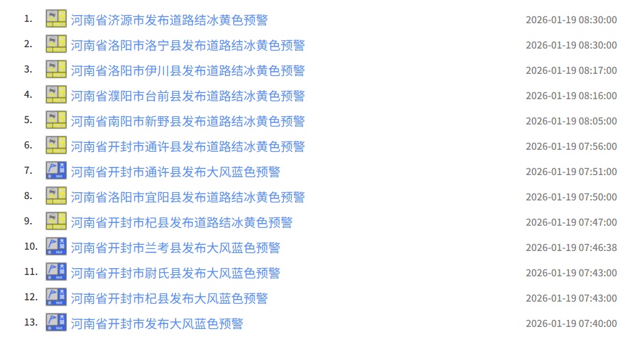 郑州发布暴雪蓝色预警！因雨雾雪，河南部分路段禁止车辆上站