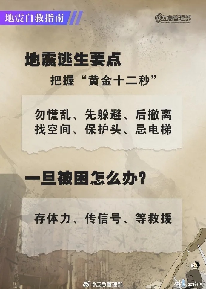 云南巧家发生5.1级地震