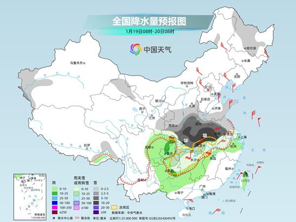 中东部多地降温剧烈，河南湖北安徽等地暴雪来袭