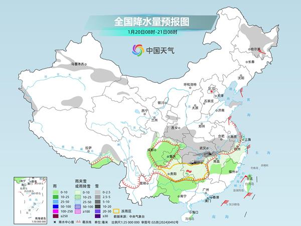 中东部多地降温剧烈，河南湖北安徽等地暴雪来袭