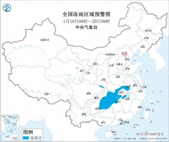 寒潮继续影响我国中东部地区 鄂豫皖湘黔等地有雨雪冰冻天气