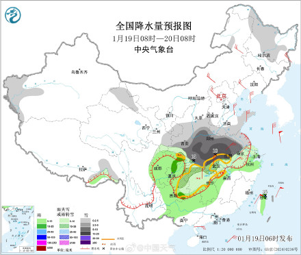 南方的雪来了！雪线正向长江沿线推进