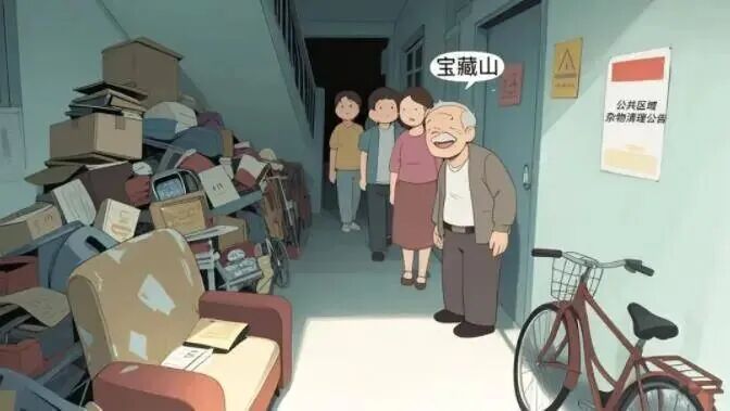 物业清理业主堆放在楼道的杂物，业主一气之下把物业告了！法院：正当履职，驳回