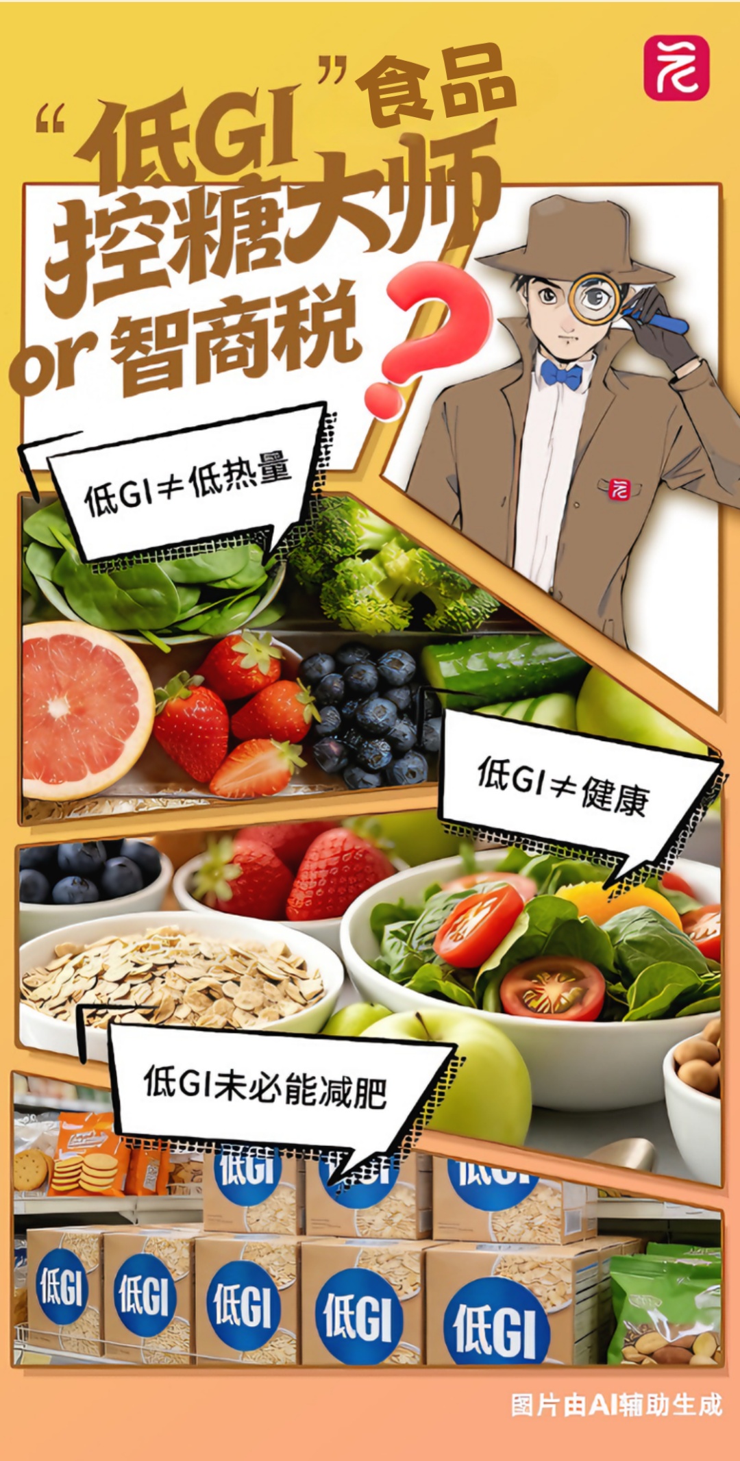 “低GI”食品火了，价格不低，更健康还是智商税？