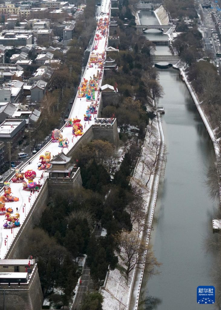 西安护城河水系70余年后首次全线贯通