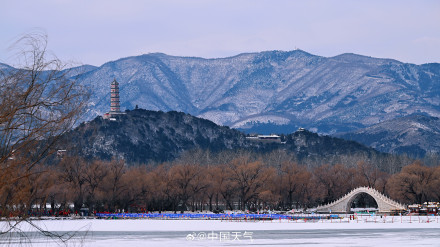 北京再现燕京八景之西山晴雪