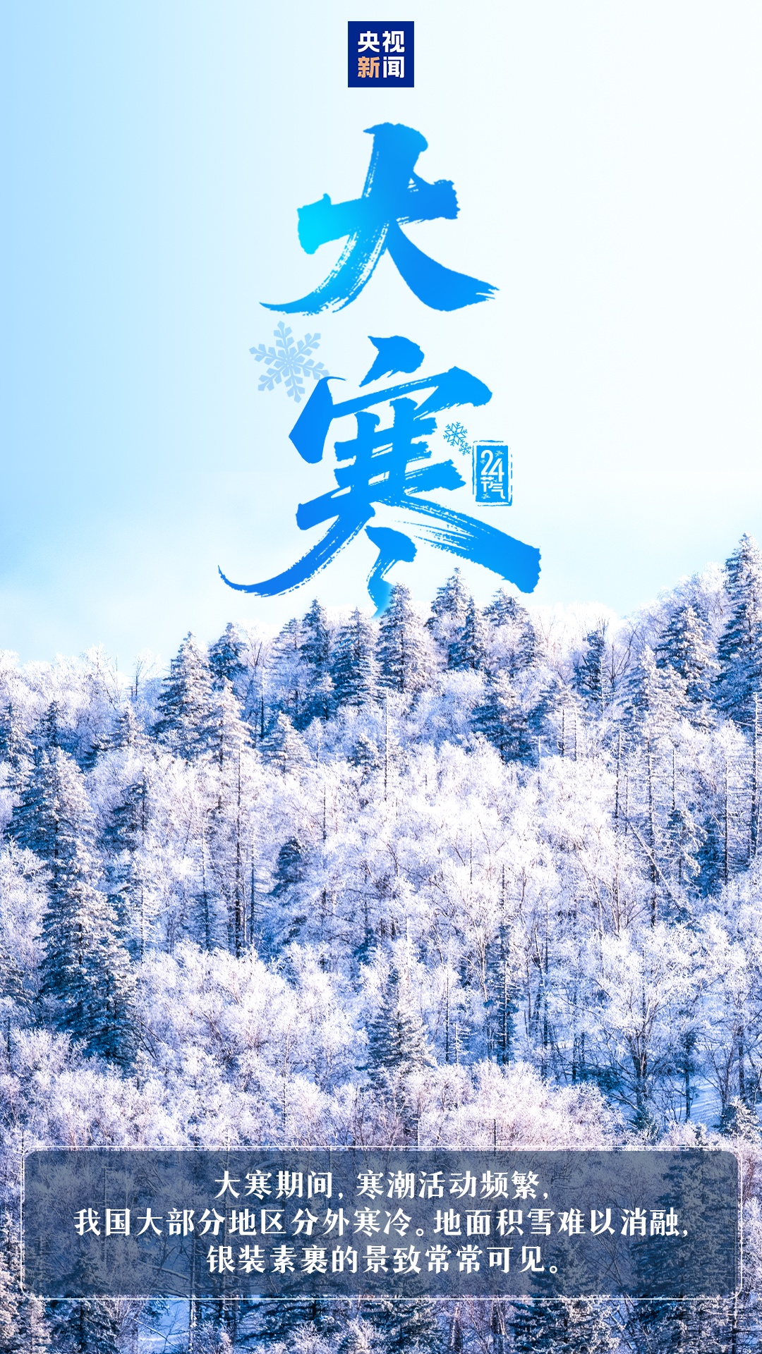 大寒至，待春归！