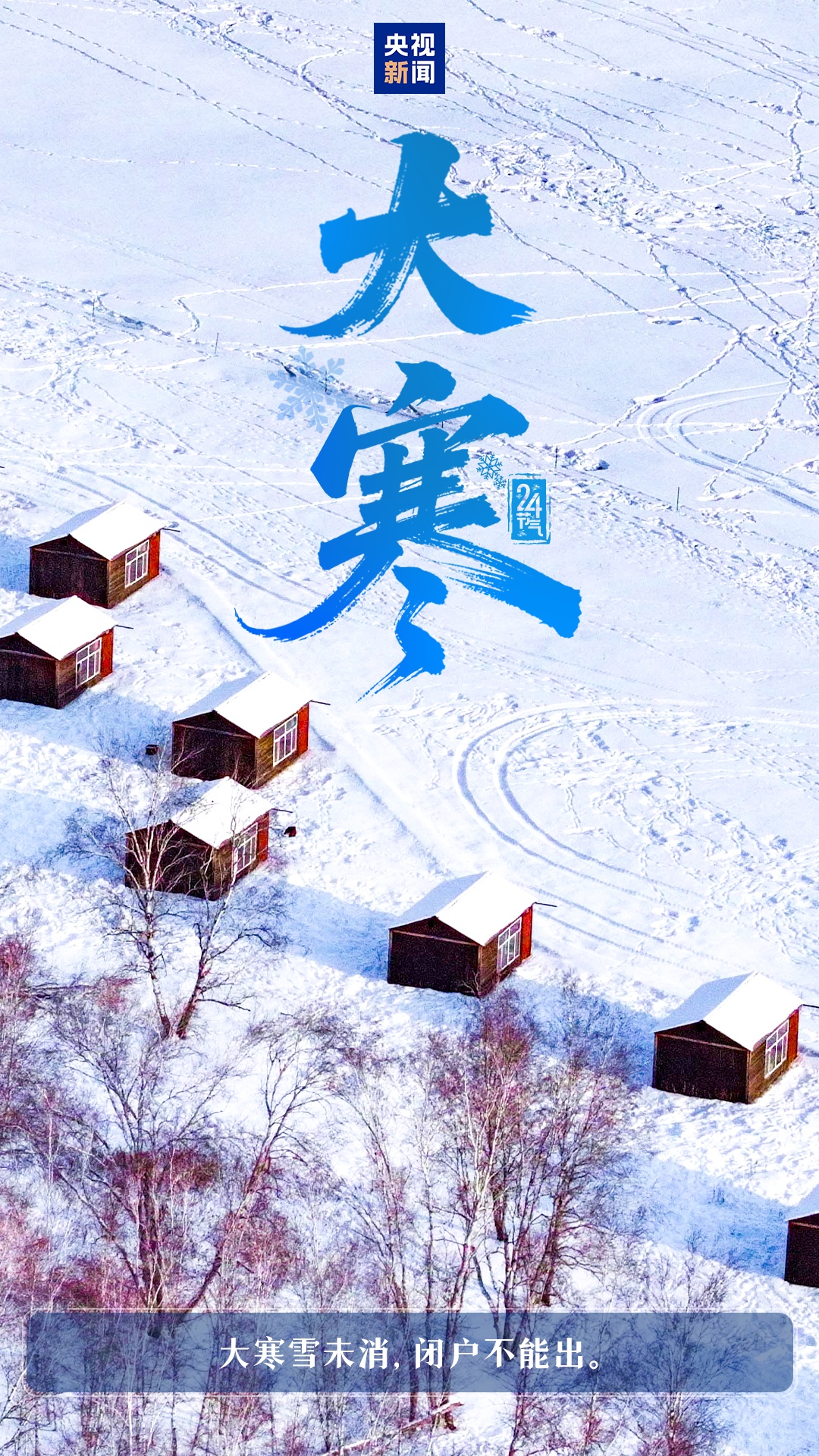 大寒至，待春归！