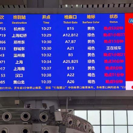 部分高铁列车因雨雪临时停运