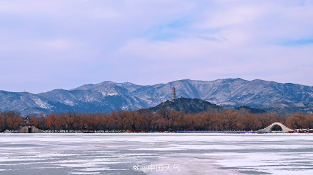 北京再现燕京八景之西山晴雪