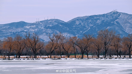 北京再现燕京八景之西山晴雪