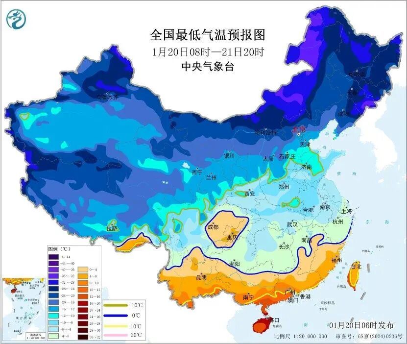 寒潮、冰冻、大风三预警齐发！