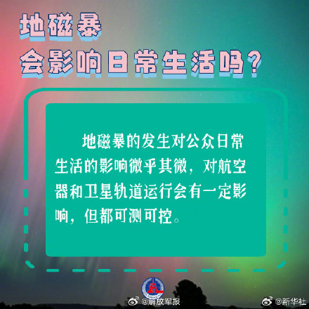 涨知识！一组图了解地磁暴