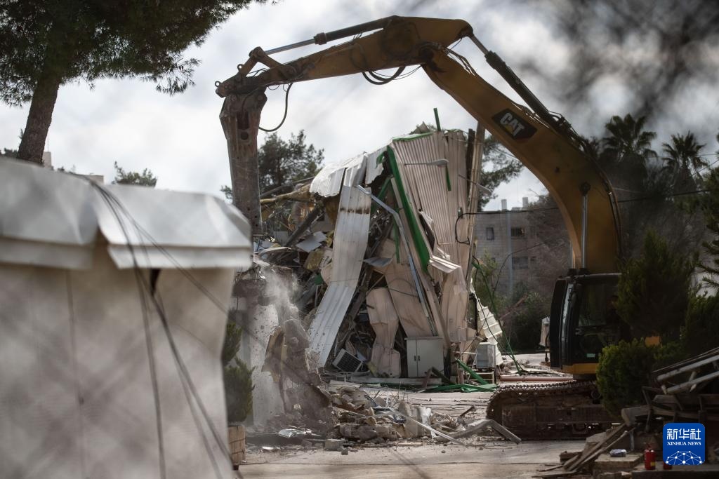 以色列强拆联合国近东救济工程处办公地