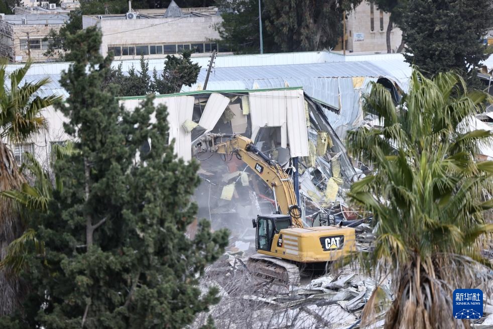 以色列强拆联合国近东救济工程处办公地