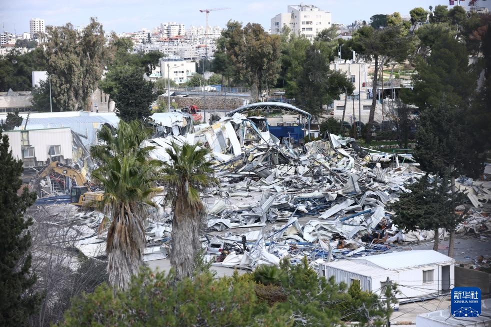 以色列强拆联合国近东救济工程处办公地