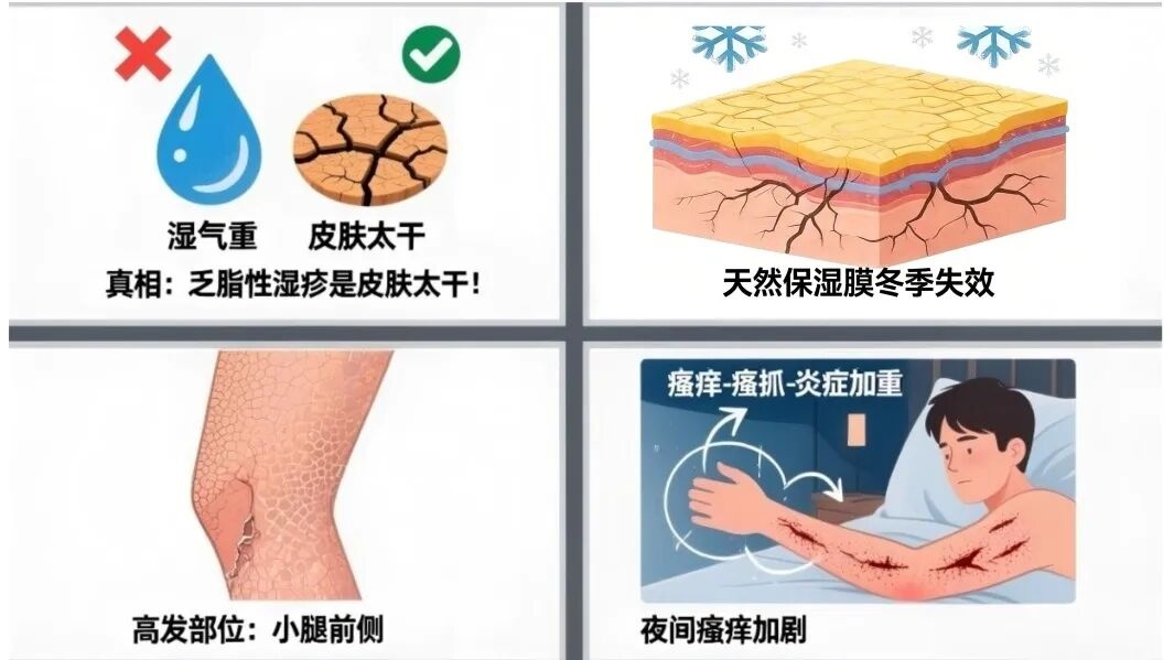 一到冬天,皮肤又干又痒,可能是湿疹!先改掉这些习惯—— 一到冬天,皮肤又干又痒,可能是湿疹!先改掉这些习惯——