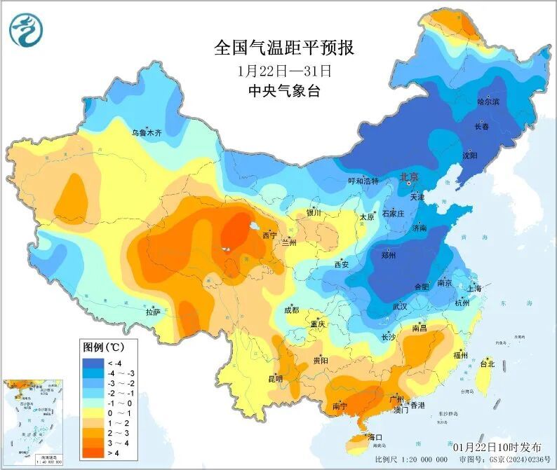 今年首场寒潮雨雪冰冻有多强，南北方各地何时回暖