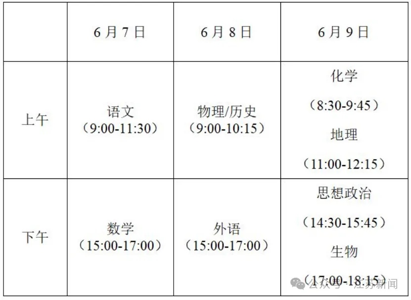 教育部发布的高考时间，为什么和江苏的不一样？