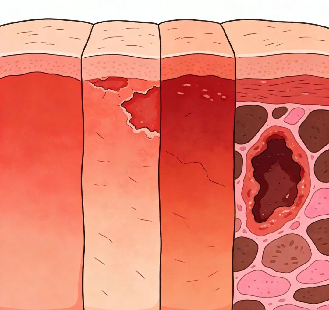 这种伤口竟然是“压”出来的! 这种伤口竟然是“压”出来的!