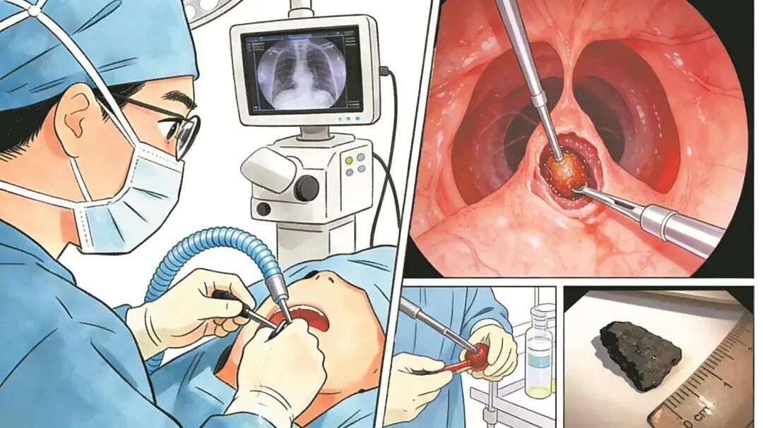 反复咳嗽28年!福建一男子体内,竟发现台灯开关 反复咳嗽28年!福建一男子体内,竟发现台灯开关