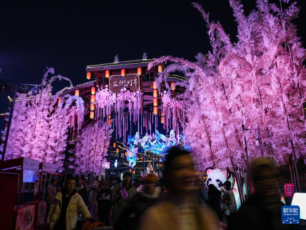 第32届自贡国际恐龙灯会亮灯