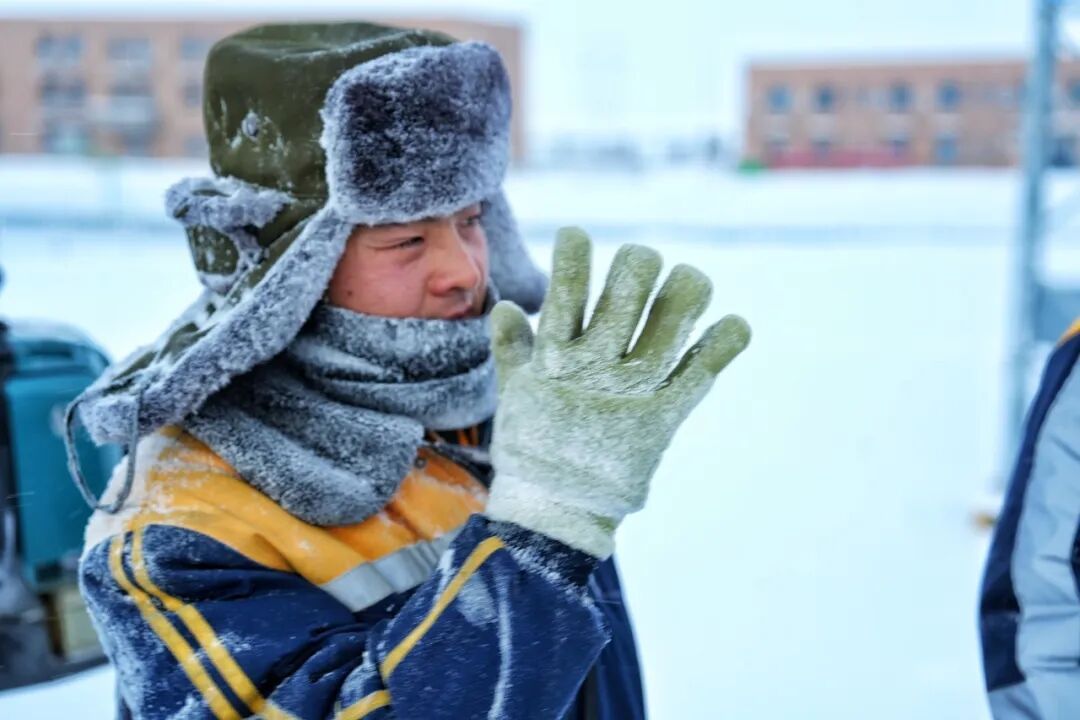 直击-40℃铁路作业现场！