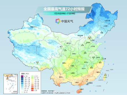 我国大部今日继续回暖 明起冷空气将给长江以北带来明显降温