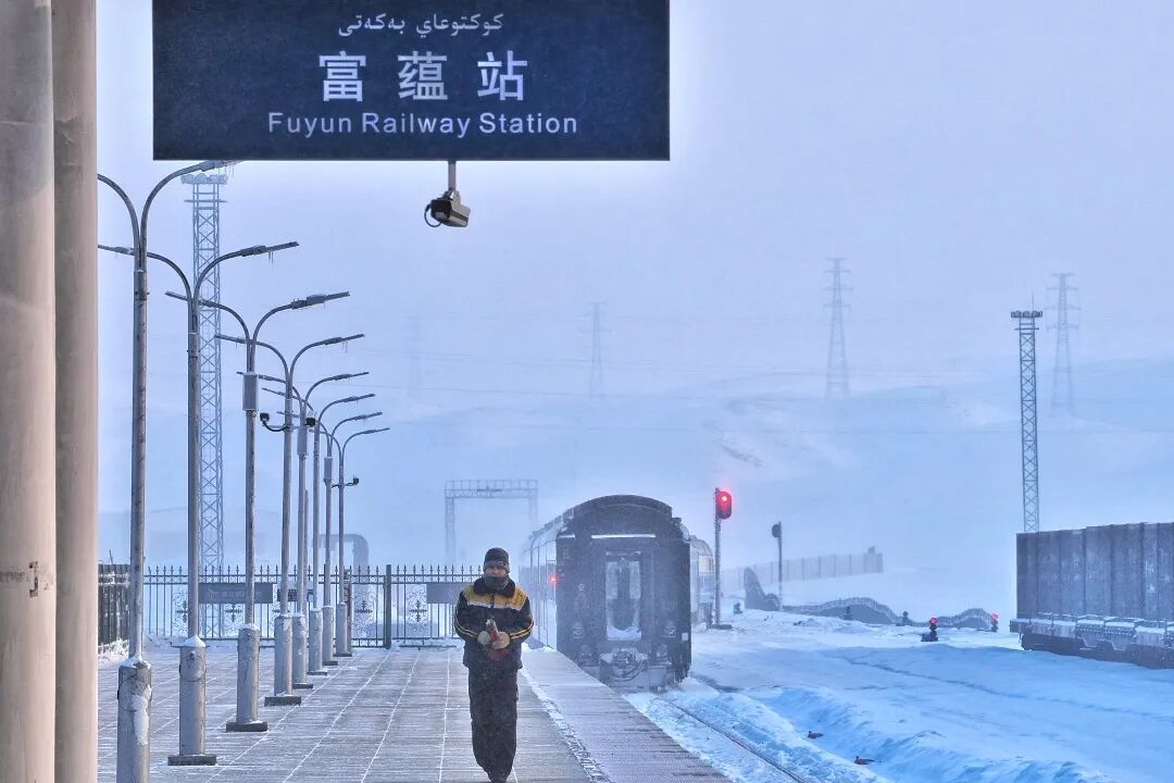 直击-40℃铁路作业现场！