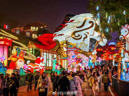 亮灯！第32届自贡国际恐龙灯会启幕