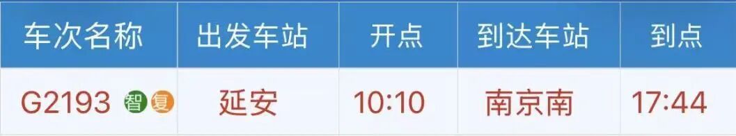 延安首开直达13个省会级城市动车组列车！