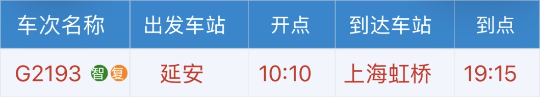 延安首开直达13个省会级城市动车组列车！