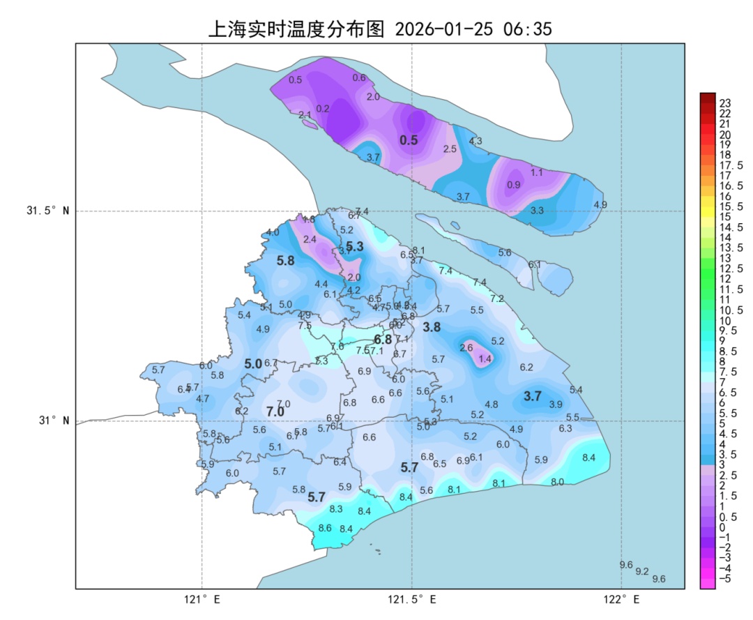新一轮雨雪天气来袭，中东部地区受影响！上海气温即将跌回个位数→