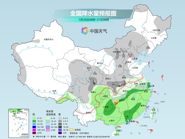 明起三天，新一轮大范围雨雪影响我国！河北局地中雪