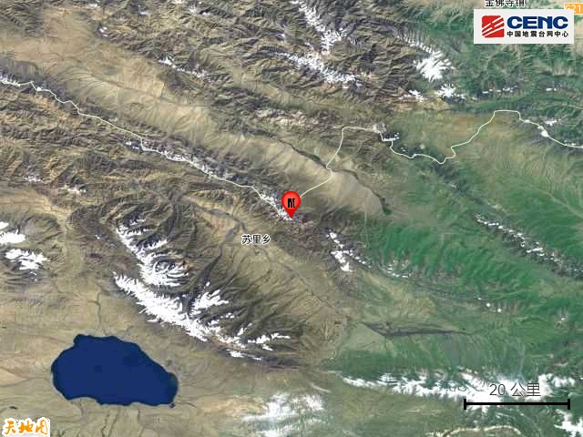 青海海北州祁连县发生3.0级地震，震源深度10千米